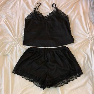 Forever 21 satin lounge set